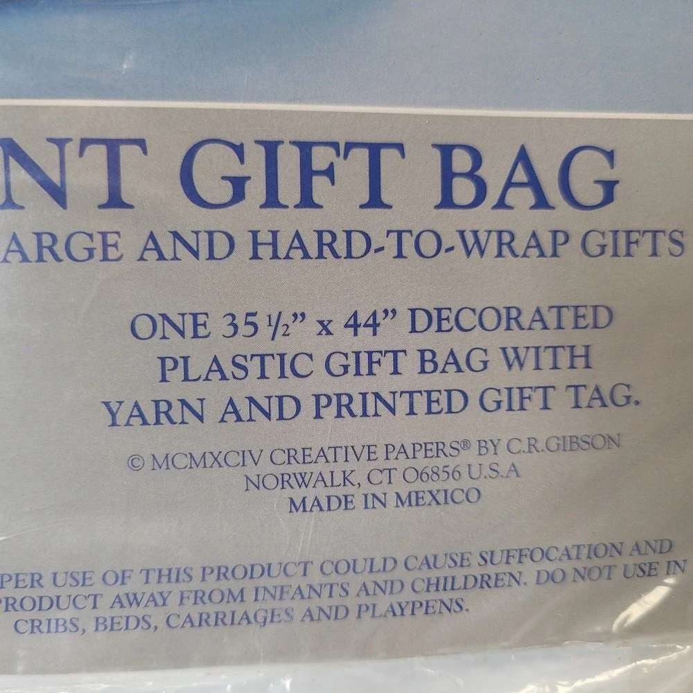 3 CR Gibson‎ Creative Papers Peter Rabbit Giant Gift Bag Kits Baby Shower Gifts